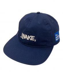 ALWAYTH×WAKE SAPPORO（オールウェイズ×ウェイクサッポロ）の古着「フラットバイザーキャップ」｜ネイビー