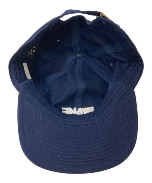 ALWAYTH（オールウェイズ）ALWAYTH (オールウェイズ) WAKE SAPPORO (ウェイクサッポロ) フラットバイザーキャップ ネイビーの古着・服飾アイテム