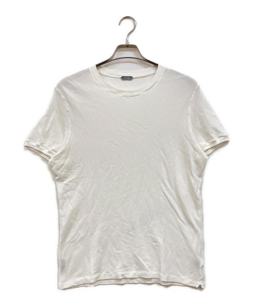Zanone（ザノーネ）Zanone (ザノーネ) ICE COTTON クルーネック Tシャツ ホワイト サイズ:46の古着・服飾アイテム