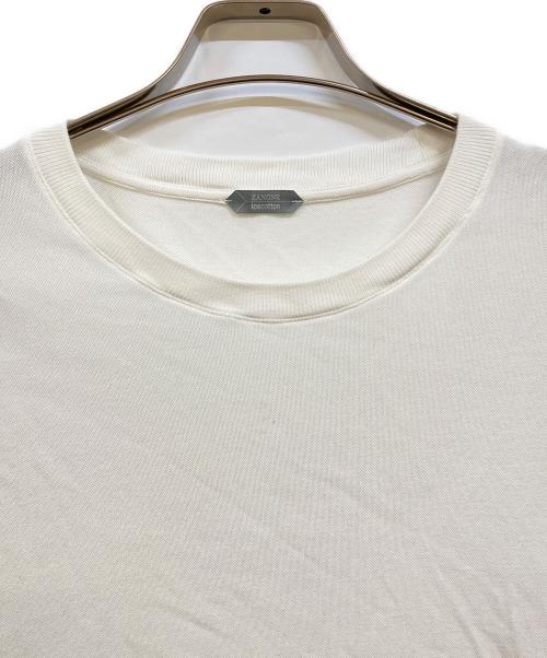 Zanone（ザノーネ）Zanone (ザノーネ) ICE COTTON クルーネック Tシャツ ホワイト サイズ:46の古着・服飾アイテム