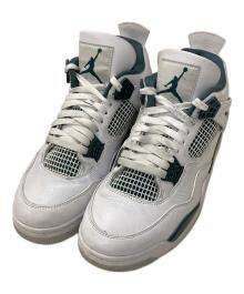 NIKE（ナイキ）の古着「Air Jordan 4 Retro "Oxidized Green"」｜ホワイト×グリーン