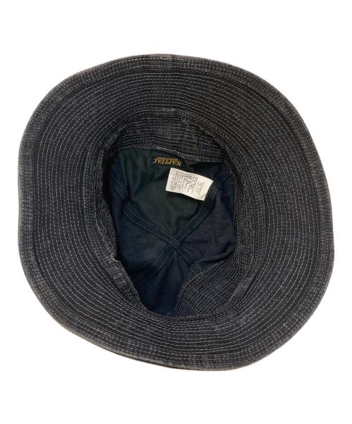 KAPITAL（キャピタル）KAPITAL (キャピタル) 11.5ozブラックデニム 老人と海HAT ブラック サイズ:Fの古着・服飾アイテム