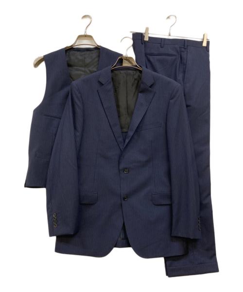 BURBERRY LONDON（バーバリーロンドン）BURBERRY LONDON (バーバリーロンドン) 3P セットアップスーツ ネイビー サイズ:52の古着・服飾アイテム