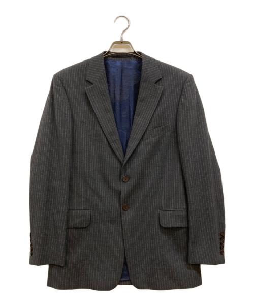 Paul Smith London（ポールスミスロンドン）Paul Smith London (ポールスミスロンドン) 裏地カリグラフィー総柄 セットアップスーツ グレー サイズ:38の古着・服飾アイテム
