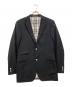 BURBERRY BLACK LABEL（バーバリーブラックレーベル）の古着「銀釦 2Bテーラードジャケット」｜ブラック