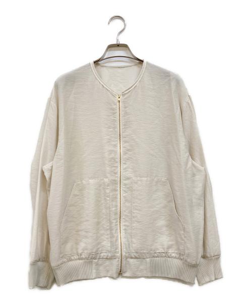 23区（ニジュウサンク）23区 (ニジュウサンク) シアーブルゾン ベージュ サイズ:38 未使用品の古着・服飾アイテム