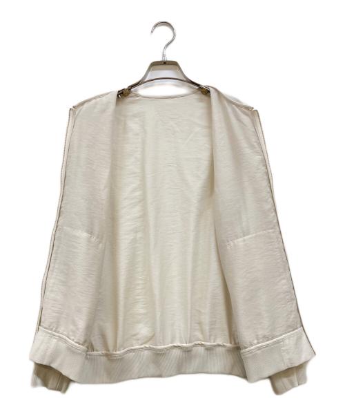 23区（ニジュウサンク）23区 (ニジュウサンク) シアーブルゾン ベージュ サイズ:38 未使用品の古着・服飾アイテム