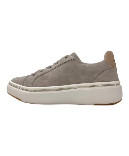 LANVIN COLLECTION（ランバンコレクション）LANVIN COLLECTION (ランバンコレクション) ラインストーン リボンスニーカー グレー サイズ:24㎝の古着・服飾アイテム