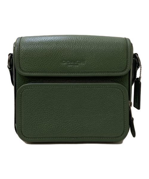 COACH（コーチ）COACH (コーチ) サリバン フラップ クロスボディ バッグ モスグリーンの古着・服飾アイテム