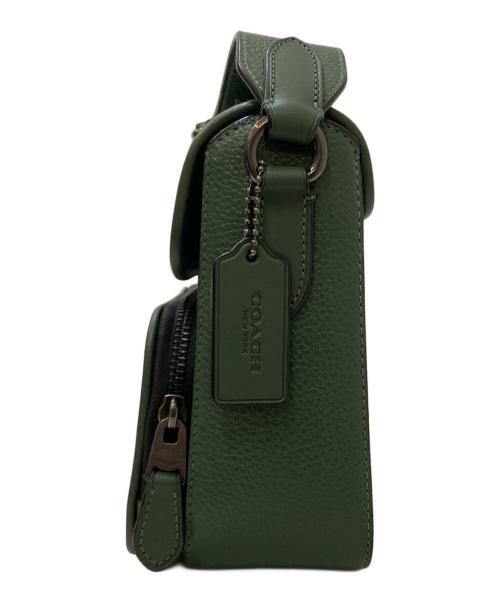 COACH（コーチ）COACH (コーチ) サリバン フラップ クロスボディ バッグ モスグリーンの古着・服飾アイテム