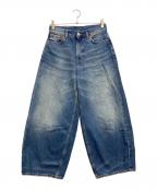 journal standard luxeジャーナルスタンダード ラックス）の古着「6397 CROPPED ROOMY JEAN」｜インディゴ