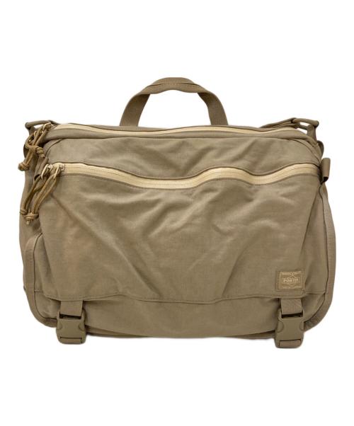 PORTER（ポーター）PORTER (ポーター) KLUNKERZ SHOULDER BAG(S) ベージュの古着・服飾アイテム