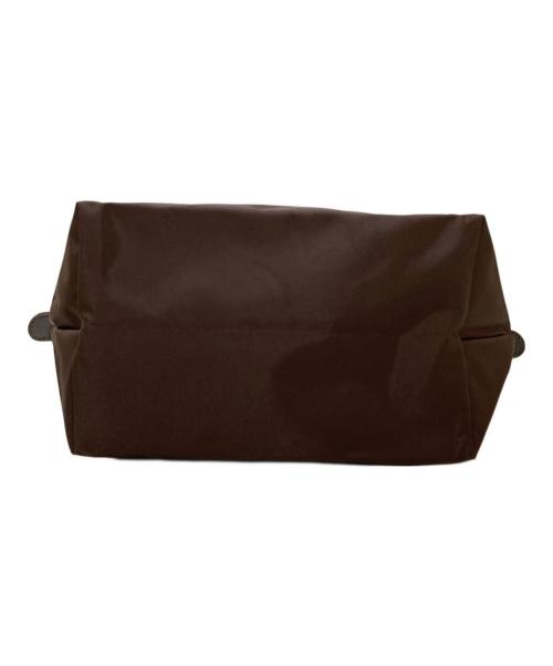 LONGCHAMP（ロンシャン）LONGCHAMP (ロンシャン) グリーン S トップハンドルバッグ ブラウンの古着・服飾アイテム