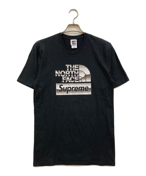 THE NORTH FACE（ザ ノース フェイス）THE NORTH FACE (ザ ノース フェイス) Supreme (シュプリーム) Chrome Metaric Box Logo Tee ブラック サイズ:Sの古着・服飾アイテム