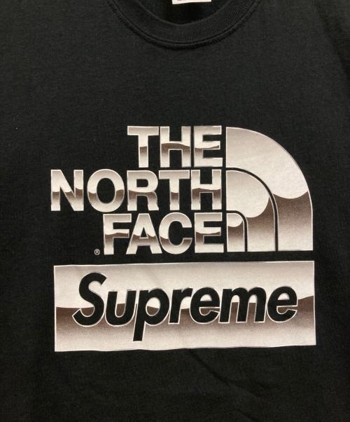 THE NORTH FACE（ザ ノース フェイス）THE NORTH FACE (ザ ノース フェイス) Supreme (シュプリーム) Chrome Metaric Box Logo Tee ブラック サイズ:Sの古着・服飾アイテム