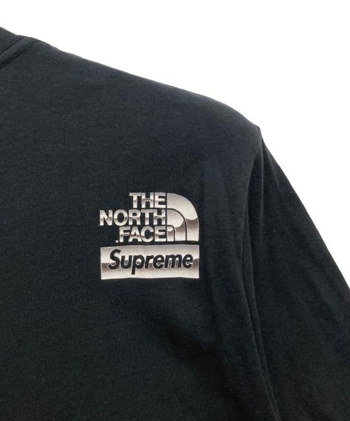 THE NORTH FACE（ザ ノース フェイス）THE NORTH FACE (ザ ノース フェイス) Supreme (シュプリーム) Chrome Metaric Box Logo Tee ブラック サイズ:Sの古着・服飾アイテム