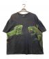 Harlequin（ハーレクイン）の古着「90's イグアナプリントTEE」｜ブラック
