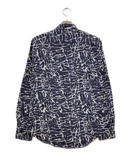 LOUIS VUITTON（ルイ ヴィトン）LOUIS VUITTON (ルイ ヴィトン) カモフラージュ柄シャツ ブルー サイズ:Sの古着・服飾アイテム