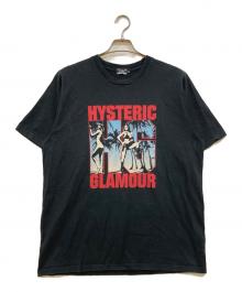 Hysteric Glamour（ヒステリックグラマー）の古着「プリントTシャツ」｜ブラック
