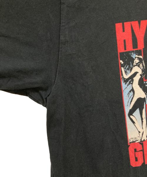 Hysteric Glamour（ヒステリックグラマー）Hysteric Glamour (ヒステリックグラマー) プリントTシャツ ブラック サイズ:XLの古着・服飾アイテム