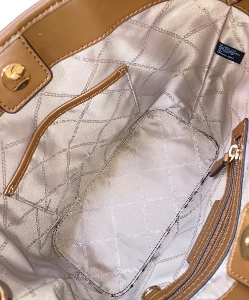 MICHAEL KORS（マイケルコース）MICHAEL KORS (マイケルコース) 2WAYモノグラム柄トートバッグ ブラウンの古着・服飾アイテム