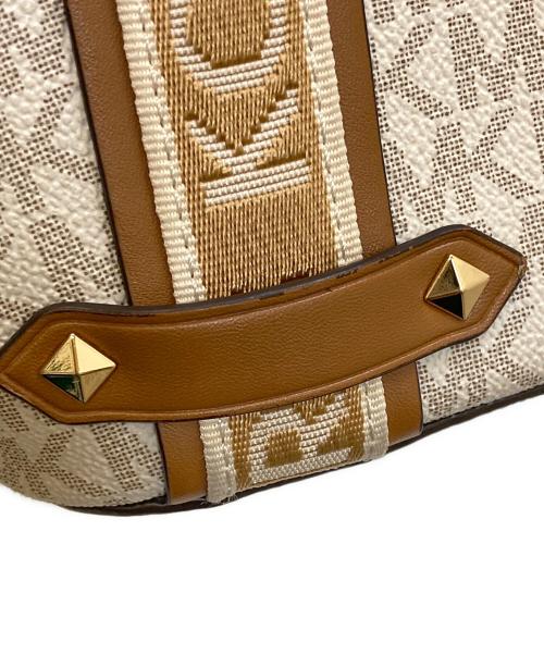 MICHAEL KORS（マイケルコース）MICHAEL KORS (マイケルコース) 2WAYモノグラム柄トートバッグ ブラウンの古着・服飾アイテム