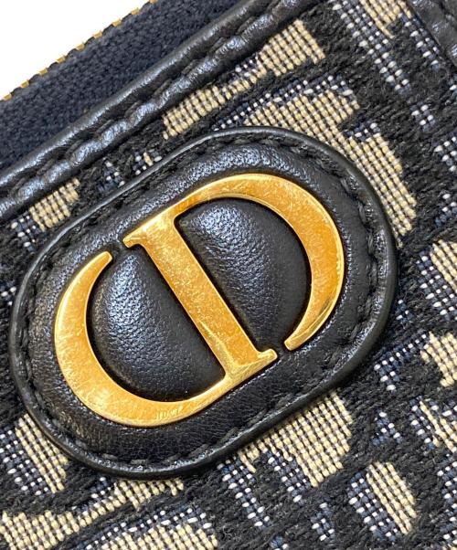 Dior（ディオール）DIOR (ディオール) 30 モンテーニュ オブリーク Air Podsケース付 フォンケース グレー×ネイビーの古着・服飾アイテム