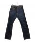 SAMURAI JEANS（サムライジーンズ）の古着「男気15oz 刀耳セルビッチデニムパンツ」｜インディゴ