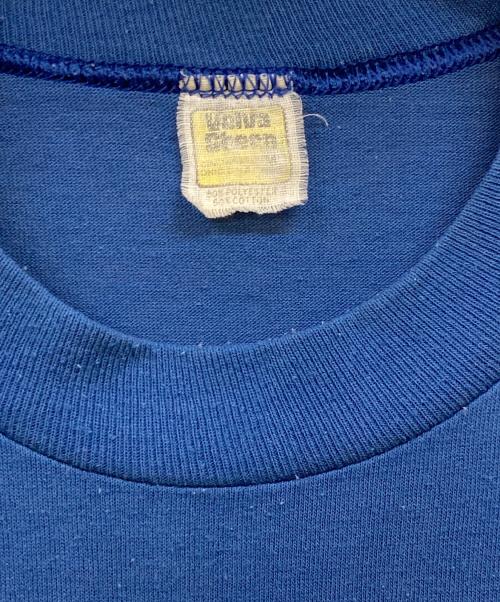 velva sheen（ベルバシーン）velva sheen (ベルバシーン) 70s-80s ミッキープリントTシャツ ブルー サイズ:Mの古着・服飾アイテム