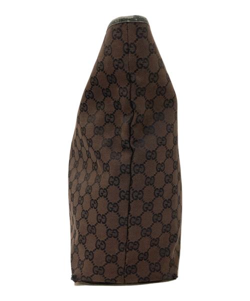 GUCCI（グッチ）GUCCI (グッチ) GGキャンバス トートバッグ ブラウンの古着・服飾アイテム