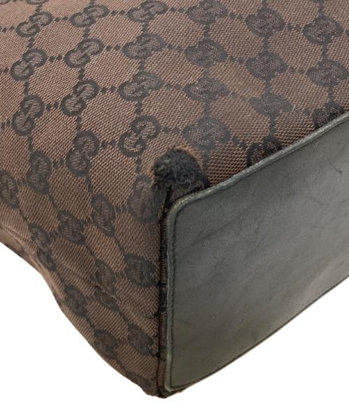 GUCCI（グッチ）GUCCI (グッチ) GGキャンバス トートバッグ ブラウンの古着・服飾アイテム