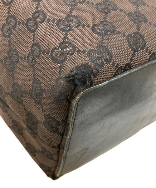 GUCCI（グッチ）GUCCI (グッチ) GGキャンバス トートバッグ ブラウンの古着・服飾アイテム