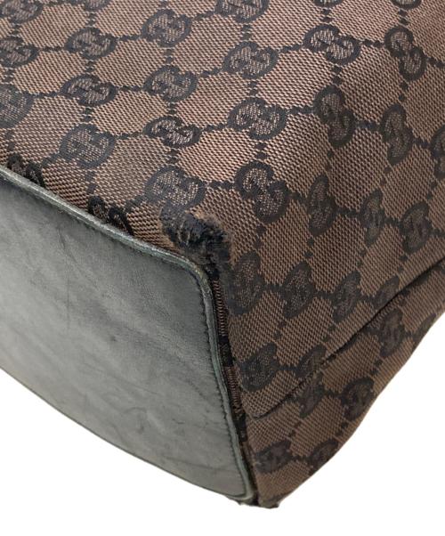 GUCCI（グッチ）GUCCI (グッチ) GGキャンバス トートバッグ ブラウンの古着・服飾アイテム