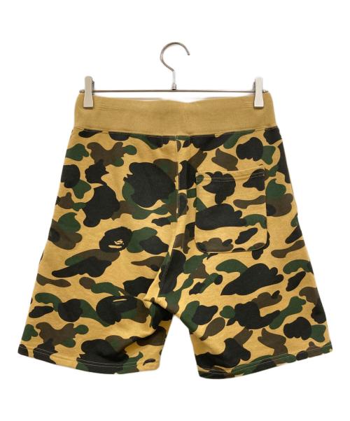 A BATHING APE（アベイシングエイプ）A BATHING APE (アベイシングエイプ) 1st CAMO SWEAT SHORTS カーキ サイズ:Sの古着・服飾アイテム