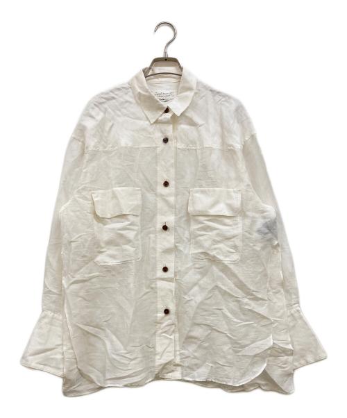 CHAOS（カオス）Chaos (カオス) バサランカディシャツ ホワイト サイズ:Fの古着・服飾アイテム