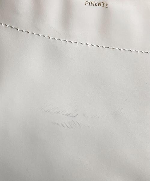 PIMENTE（ピモンテ）PIMENTE (ピモンテ) ノートショルダーバッグ ベージュの古着・服飾アイテム