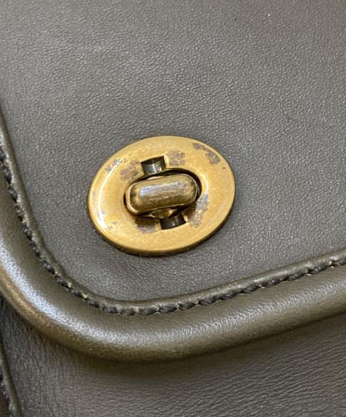 COACH（コーチ）COACH (コーチ) レザーボディーバッグ カーキの古着・服飾アイテム