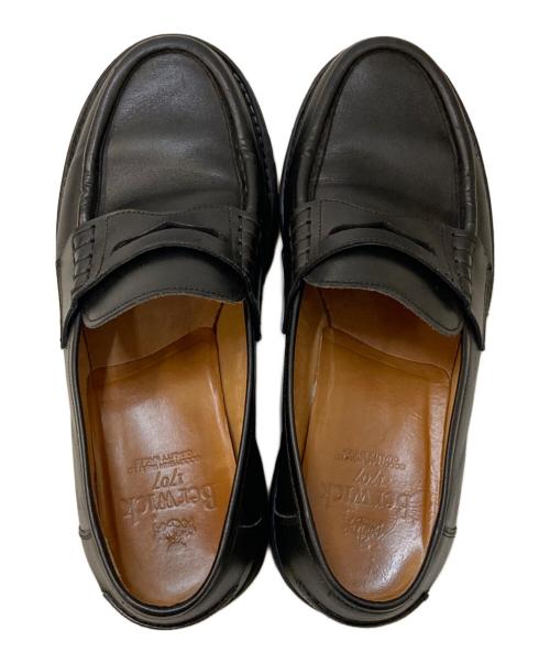 berwick（バーウィック）berwick (バーウィック) コインローファー ブラック サイズ:7の古着・服飾アイテム