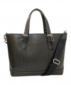 COACHコーチ）の古着「ワーナー 2WAYレザートートバッグ」｜ブラック