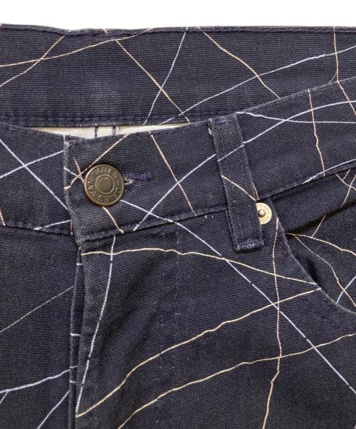 DRIES VAN NOTEN（ドリスヴァンノッテン）DRIES VAN NOTEN (ドリスヴァンノッテン) 総柄パンツ ネイビー サイズ:W32の古着・服飾アイテム