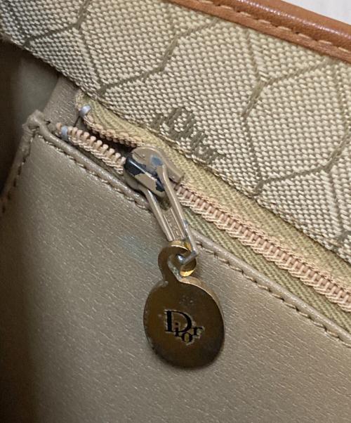 Christian Dior（クリスチャン ディオール）Christian Dior (クリスチャン ディオール) ハニカム柄 ショルダーバッグ ベージュの古着・服飾アイテム