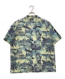 Sun Surf×BEAMS（サンサーフ×ビームス）の古着「別注 COTTON TYPEWRITER OPEN SHIRT」｜ブルー