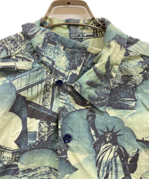 Sun Surf（サンサーフ）Sun Surf (サンサーフ) BEAMS (ビームス) 別注 COTTON TYPEWRITER OPEN SHIRT ブルー サイズ:XLの古着・服飾アイテム