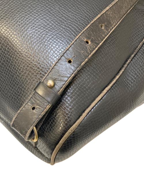 Christian Dior（クリスチャン ディオール）Christian Dior (クリスチャン ディオール) CDロゴ金具 レザーリュック ブラックの古着・服飾アイテム