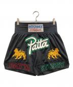 stussy×Pattaステューシー×パタ）の古着「BOXING SHORT」｜ブラック