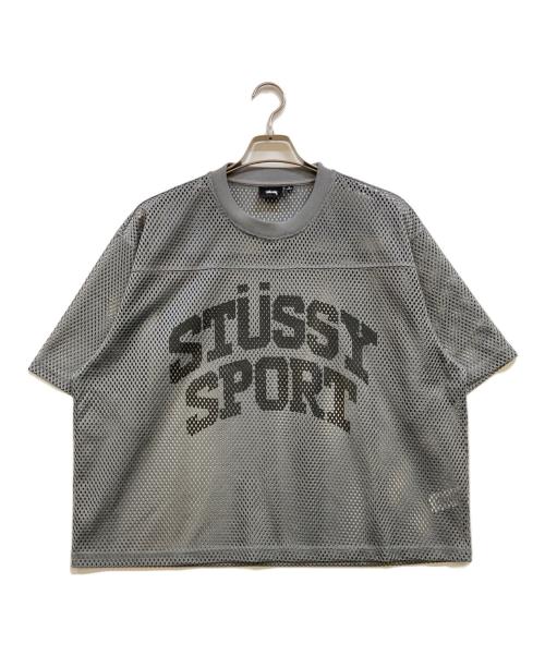 stussy（ステューシー）stussy (ステューシー) Sport Team Jersey グレー サイズ:Lの古着・服飾アイテム