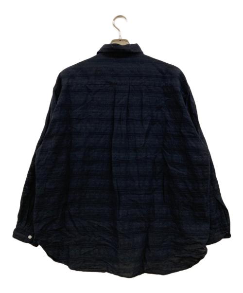 Niche.（ニッチ）Niche. (ニッチ) ジャガードレースオーバーシャツ ブラック サイズ:Lの古着・服飾アイテム