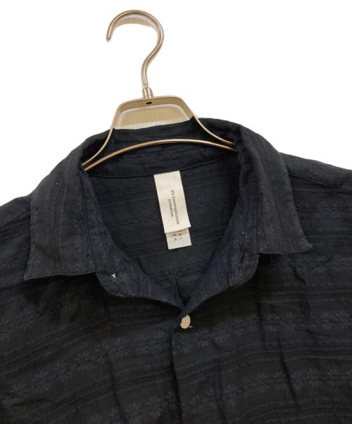 Niche.（ニッチ）Niche. (ニッチ) ジャガードレースオーバーシャツ ブラック サイズ:Lの古着・服飾アイテム