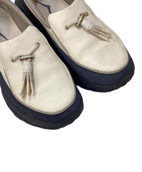 HOKA（ホカ）HOKA (ホカ) Speed Loafer Birch ホワイト×パープル サイズ:28.5㎝の古着・服飾アイテム
