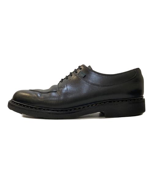 PARABOOT（パラブーツ）PARABOOT (パラブーツ) AVIGNON Uチップ レースアップシューズ ブラック サイズ:08の古着・服飾アイテム